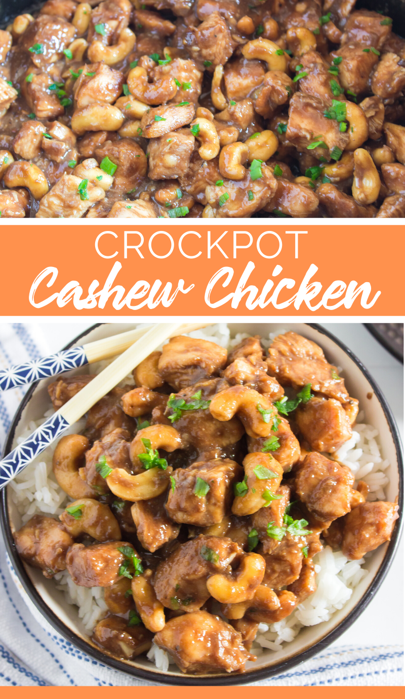 Crockpot Cashew Chicken at home! #crockpot #familyfreshmeals #slowcooker #chicken #easychickenrecipe #crockpotchicken #slowcookerchicken #cashew #cashewchicken via @familyfresh