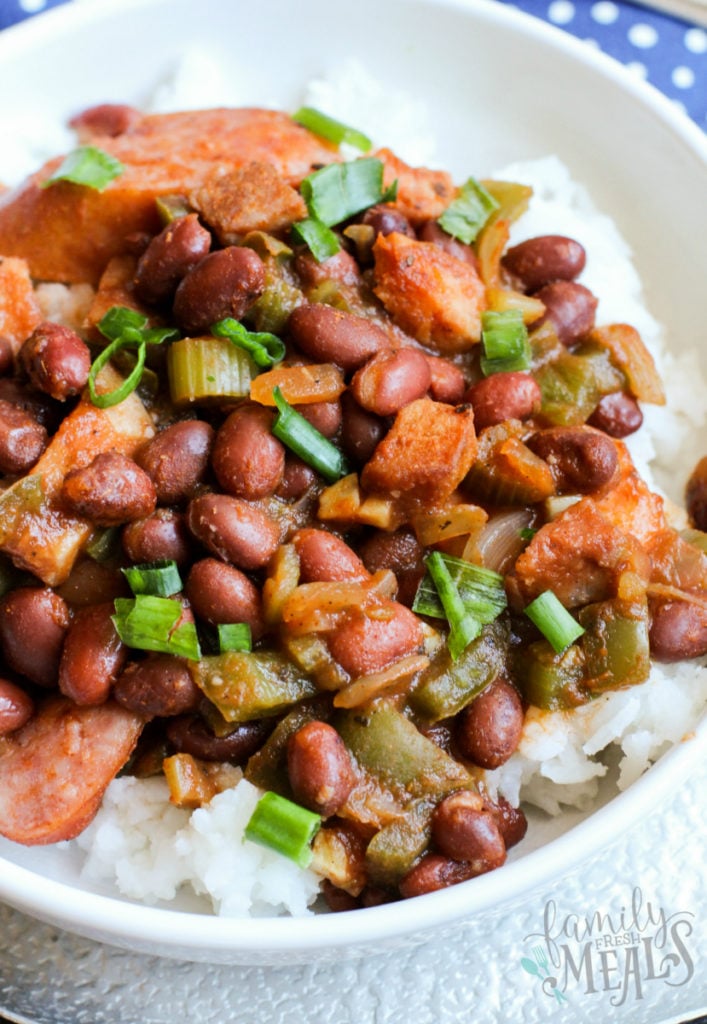 Crockpot Red Beans and Rice - Family Fresh Meals