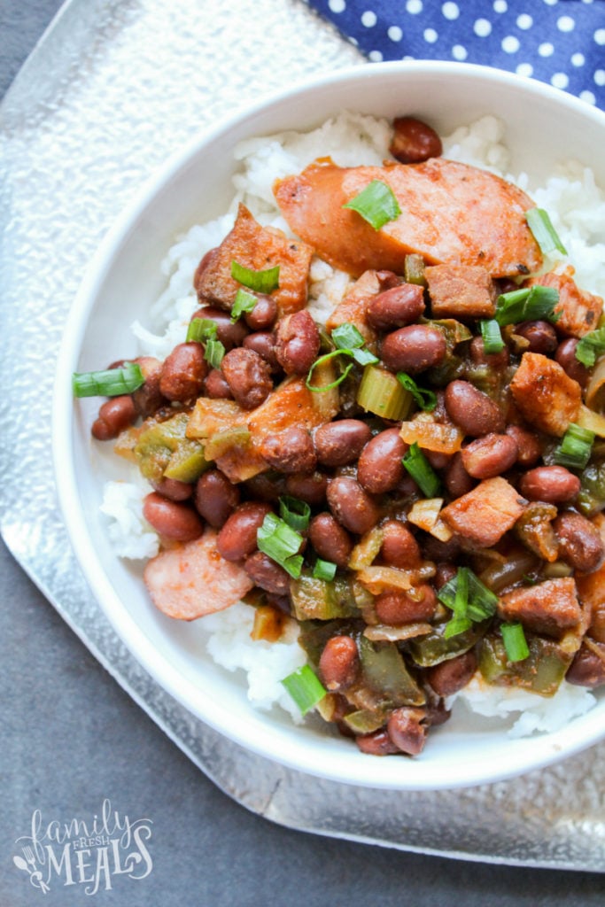 Crockpot Red Beans and Rice Recipe - Family Fresh Meals