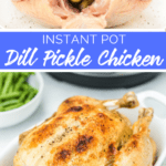 Instant Pot Dill Pickle Chicken recipe from Family Fresh Meals