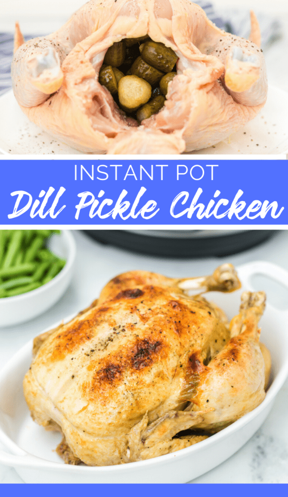 Instant Pot Dill Pickle Chicken recipe from Family Fresh Meals