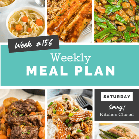 Easy Weekly Meal Plan Week 156 - Family Fresh Meals