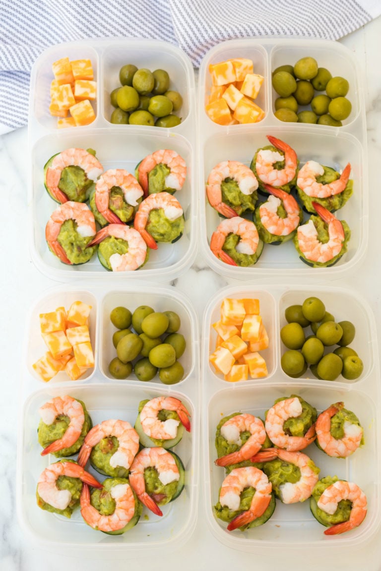 Avocado Shrimp Keto Lunchbox Idea