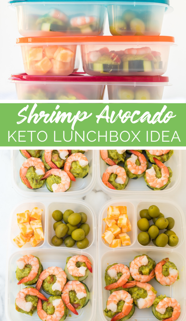 Shrimp Avocado Keto Lunchbox Idea -- Family Fresh Meals