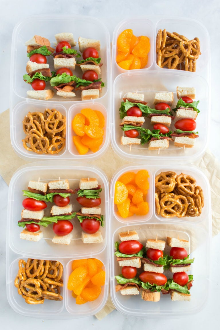 BLT Kabob Lunchbox Idea