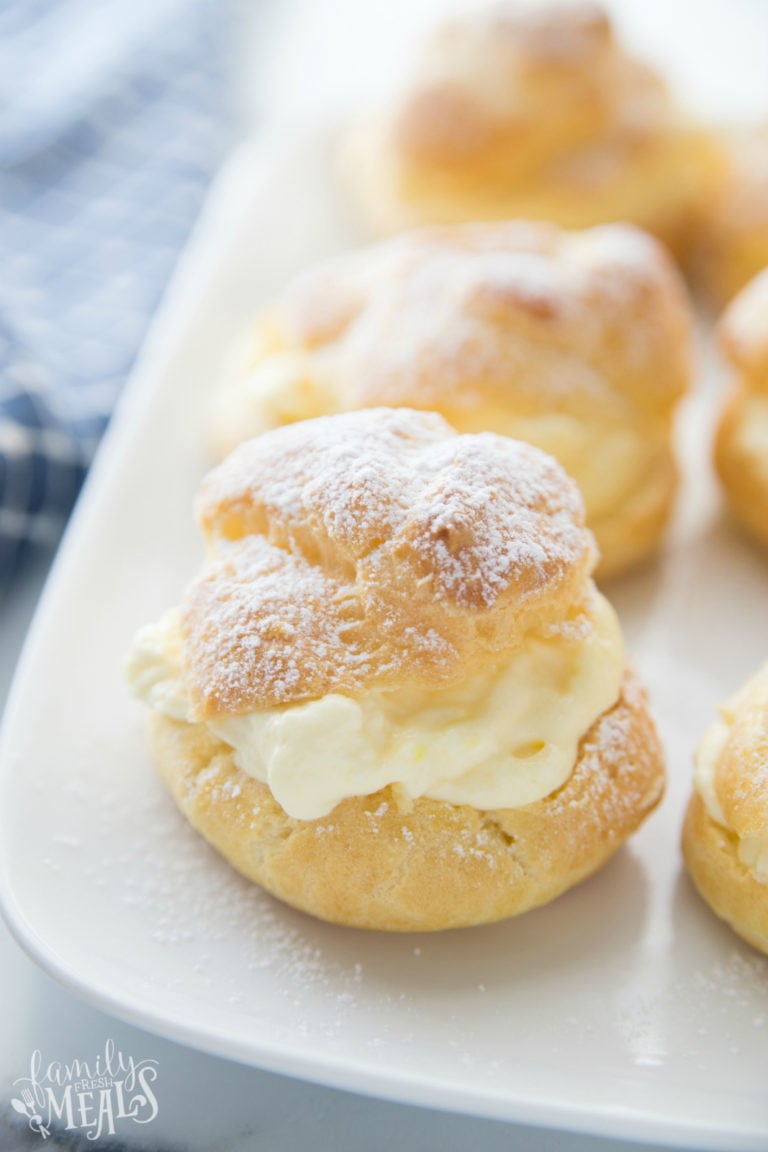 Easy Cream Puffs - Family Fresh Meals