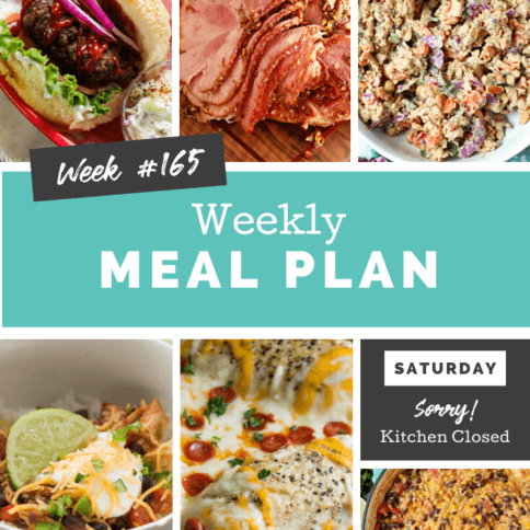 Easy Weekly Meal Plan Week 165 - Family Fresh Meals