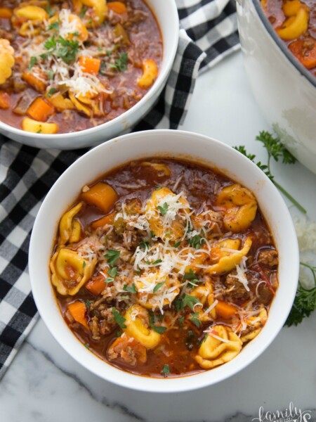 Sausage Tortellini Soup recipe - Family Fresh Meals