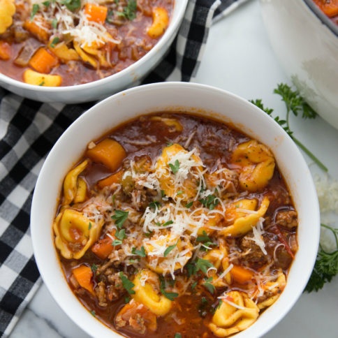 Sausage Tortellini Soup recipe - Family Fresh Meals