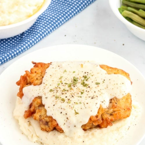 Chicken Fried Steak with White Gravy Recipe - Family Fresh Meals