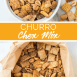Churro Chex Mix Recipe from Family Fresh Meals - beauty shot of recipe