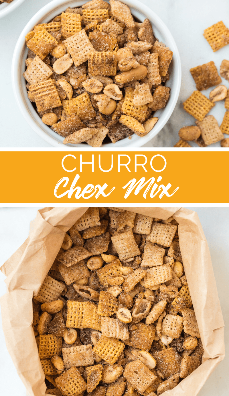 Churro Chex Mix Recipe from Family Fresh Meals #churro #chex #chexmix #familyfreshmeals via @familyfresh