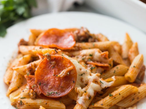 Easy Pizza Pasta Bake - Family Fresh Meals