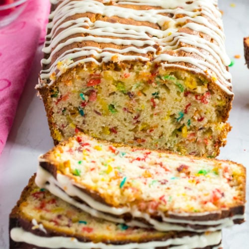 Fruity Pebbles Breakfast Bread Recipe - Family Fresh Meals