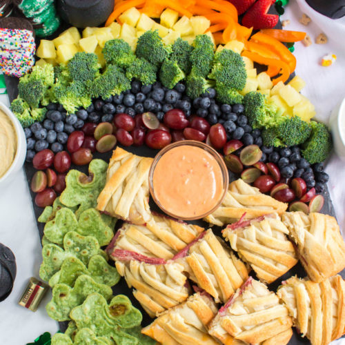 St. Patrick's Day Appetizer board - Family Fresh Meals