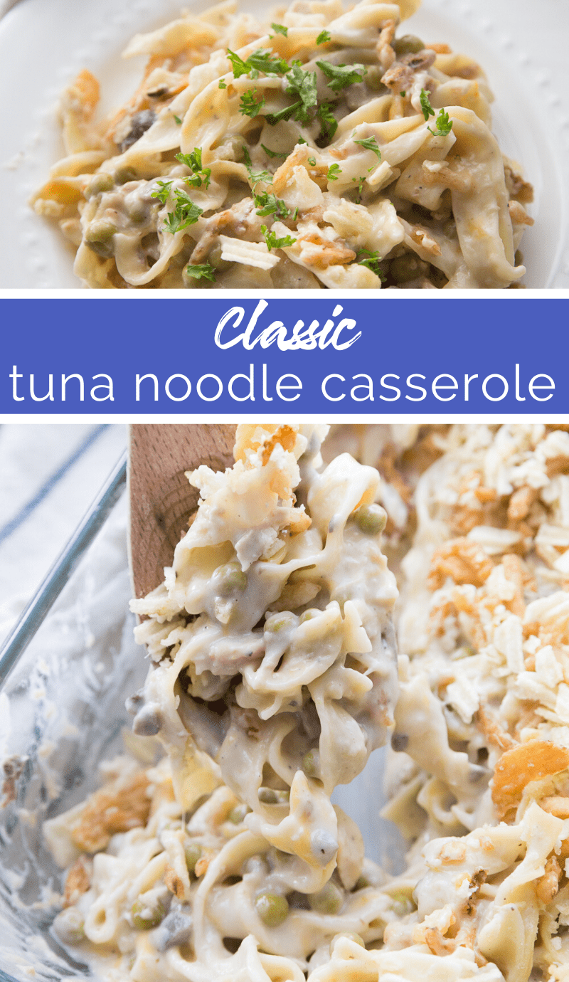 Classic Tuna Noodle Casserole recipe From Family Fresh Meals