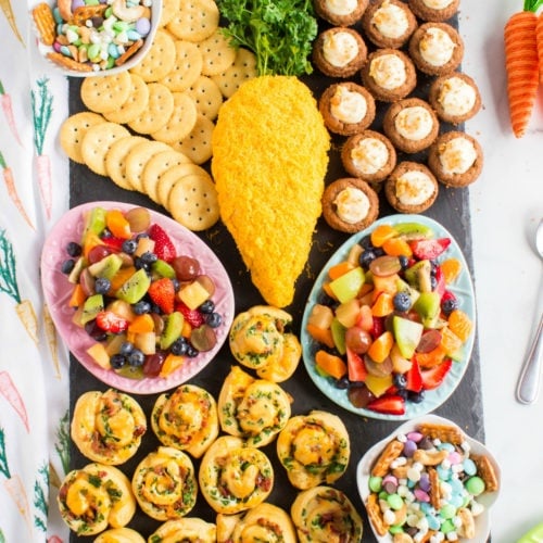 Easter Appetizer Snack Board - Family Fresh Meals