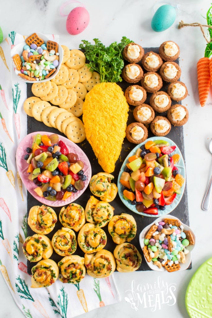 Easter Appetizer Snack Board - Family Fresh Meals