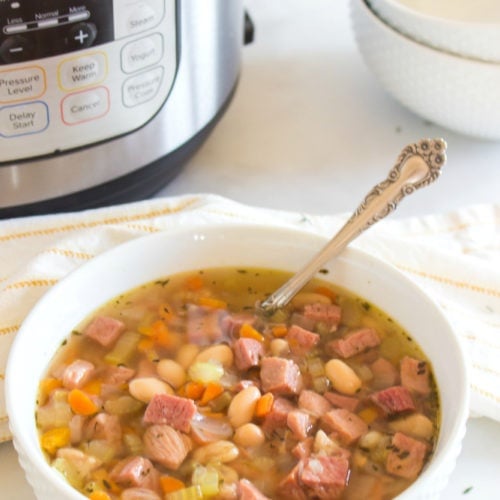 Instant Pot Ham and Bean Soup - Family Fresh Meals