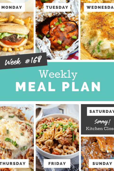 Easy Weekly Meal Plan Week 168 - Family Fresh Meals