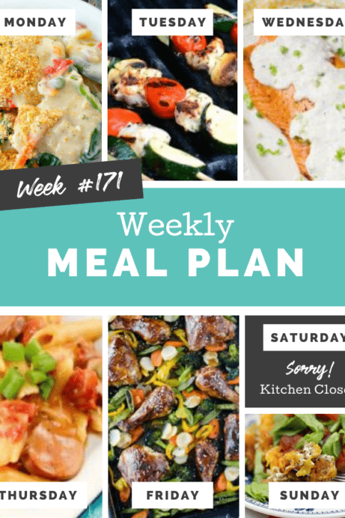 Easy Weekly Meal Plan Week 171 - Family Fresh Meals