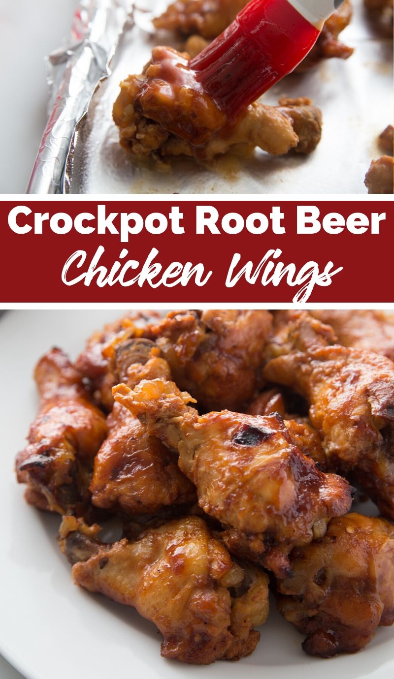 Crockpot Root Beer Chicken Wings recipe from Family Fresh Meals via @familyfresh