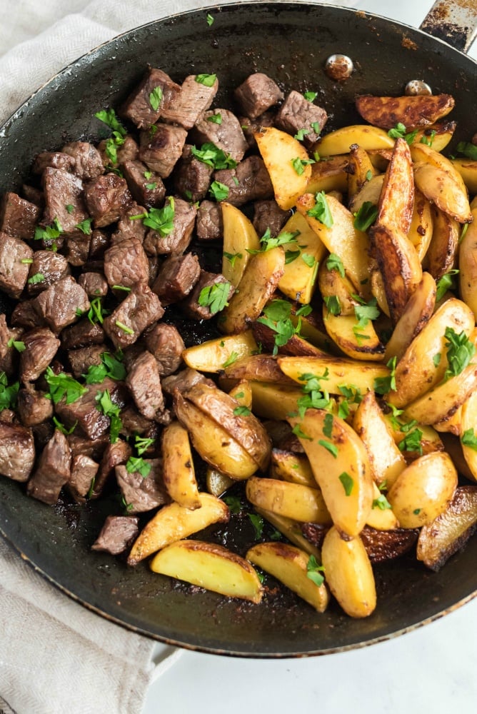 One Pot Steak and Potatoes