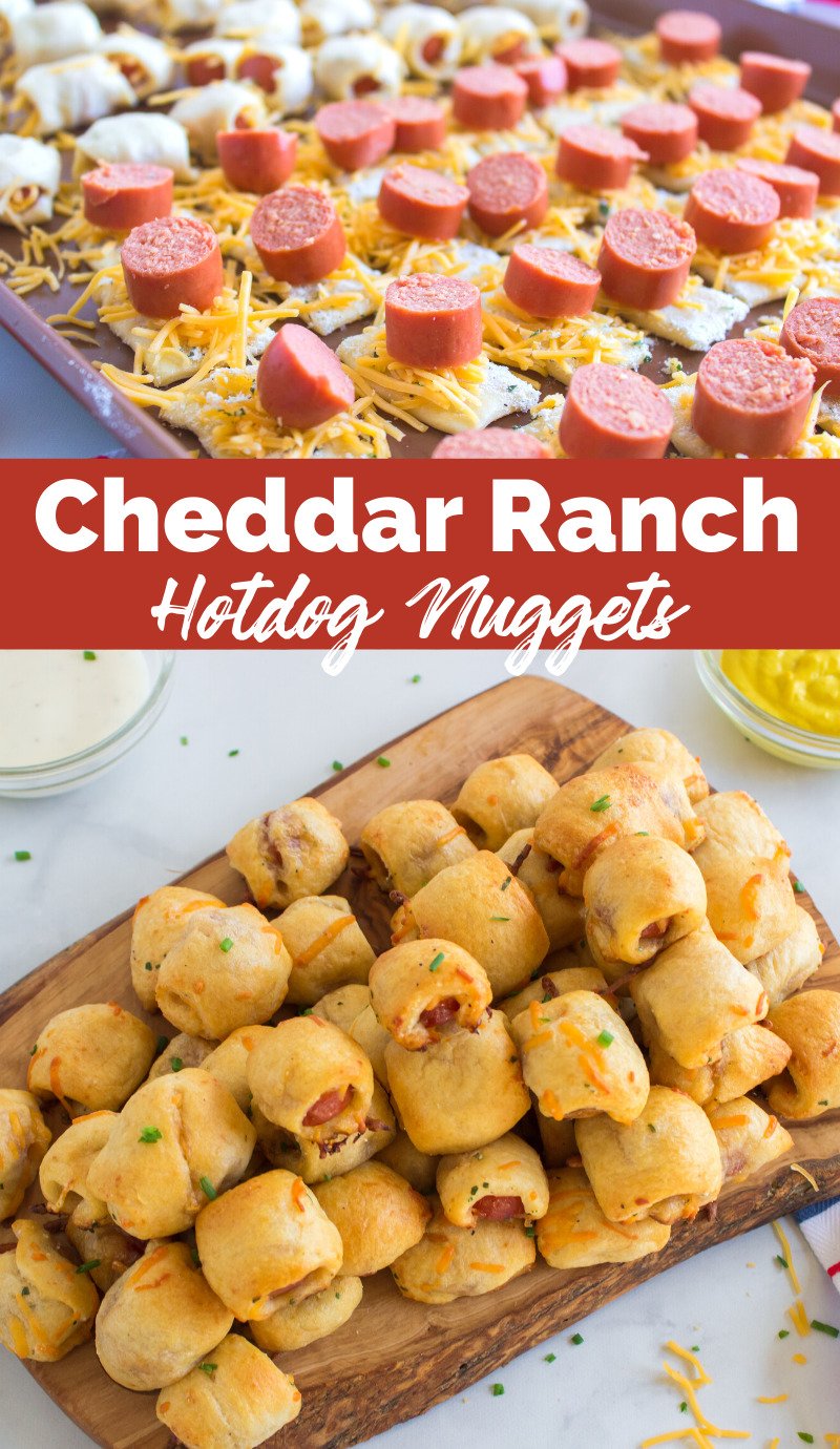Cheddar Ranch Hotdog Nuggets via @familyfresh