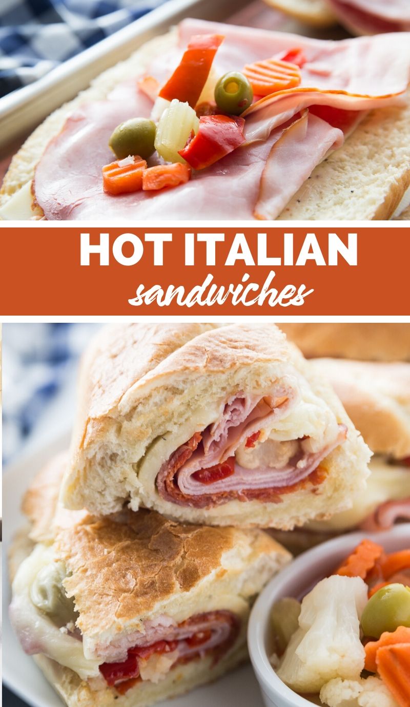 Hot Italian Sandwiches - We love this easy hot sandwich! via @familyfresh