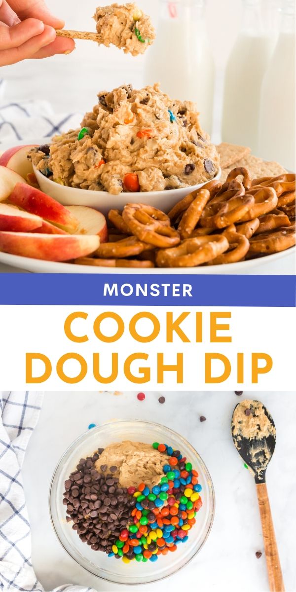 Monster Cookie Dough Dip Recipe from Family Fresh Meals  via @familyfresh