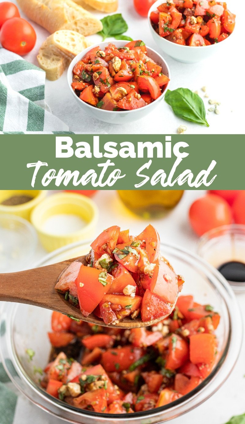 Balsamic Tomato Salad via @familyfresh
