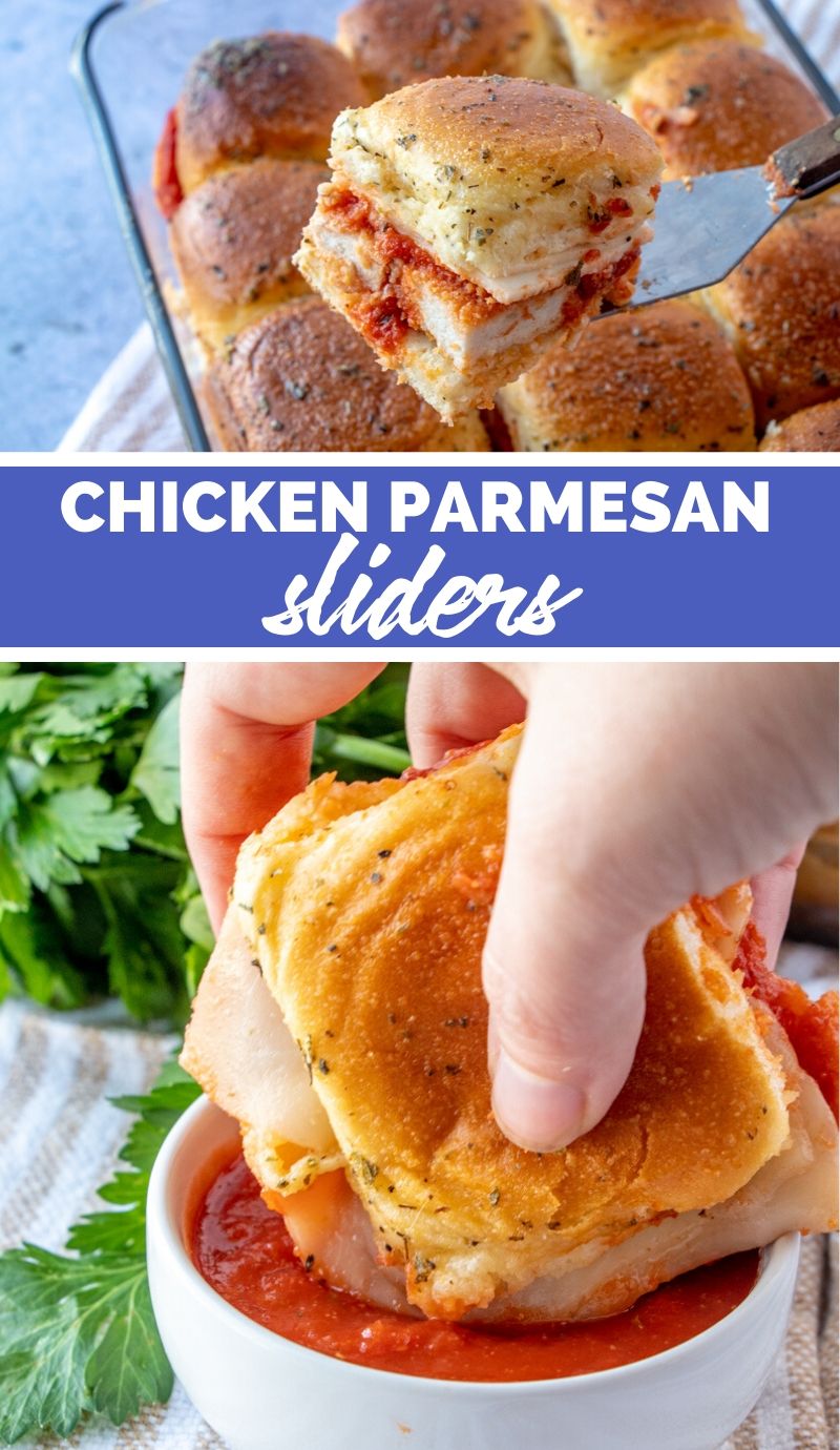 Chicken Parmesan Sliders recipe from Family Fresh Meals via @familyfresh