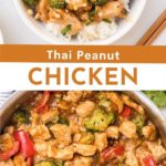Easy Thai Peanut Chicken Recipe from Family Fresh Meals