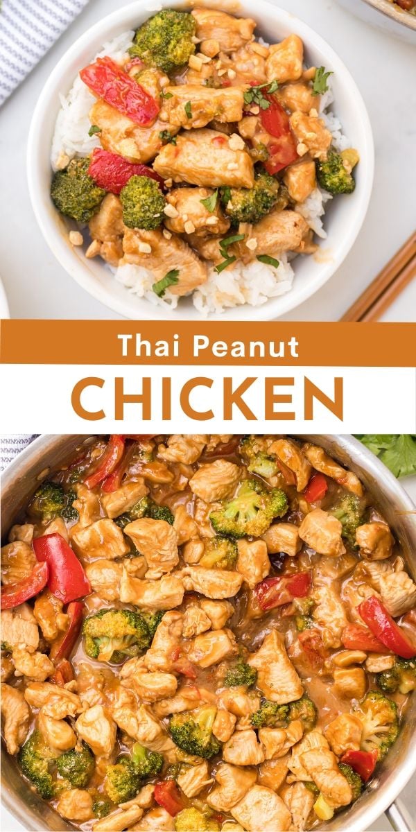 Easy Thai Peanut Chicken via @familyfresh