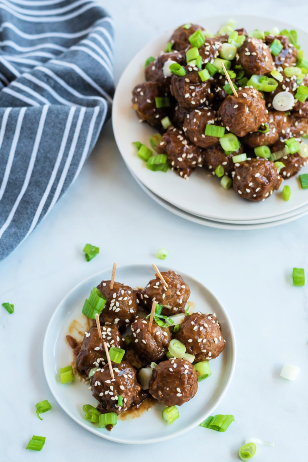 Crockpot Teriyaki Meatballs Recipe from Family Fresh Meals via @familyfresh