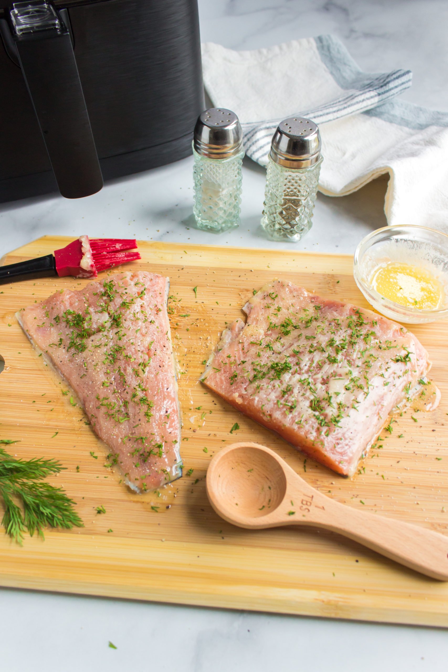 Air Fryer Salmon recipe from Family Fresh Meals via @familyfresh