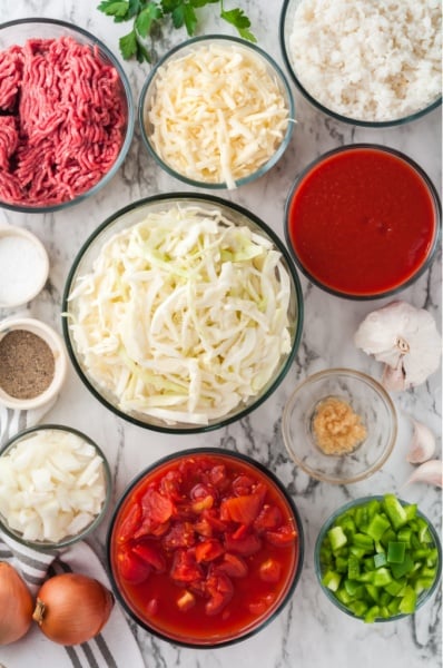 Cabbage Roll Casserole Recipe from Family Fresh Meals  #cabbage #cabbageroll #beef #groundbeef #casserole #lowcarb via @familyfresh