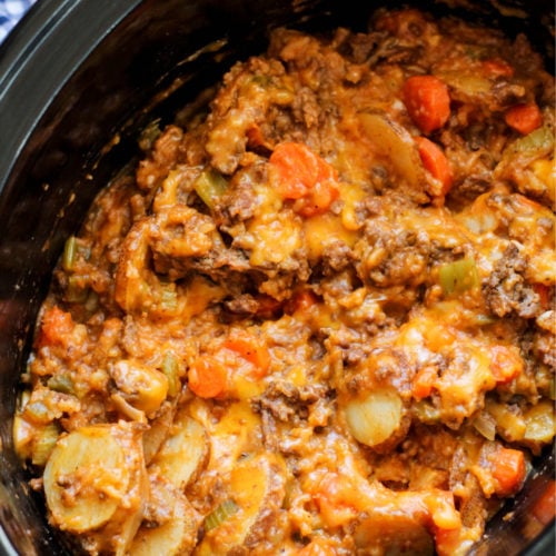 Kitchen Sink Crockpot Casserole recipe in crockpot