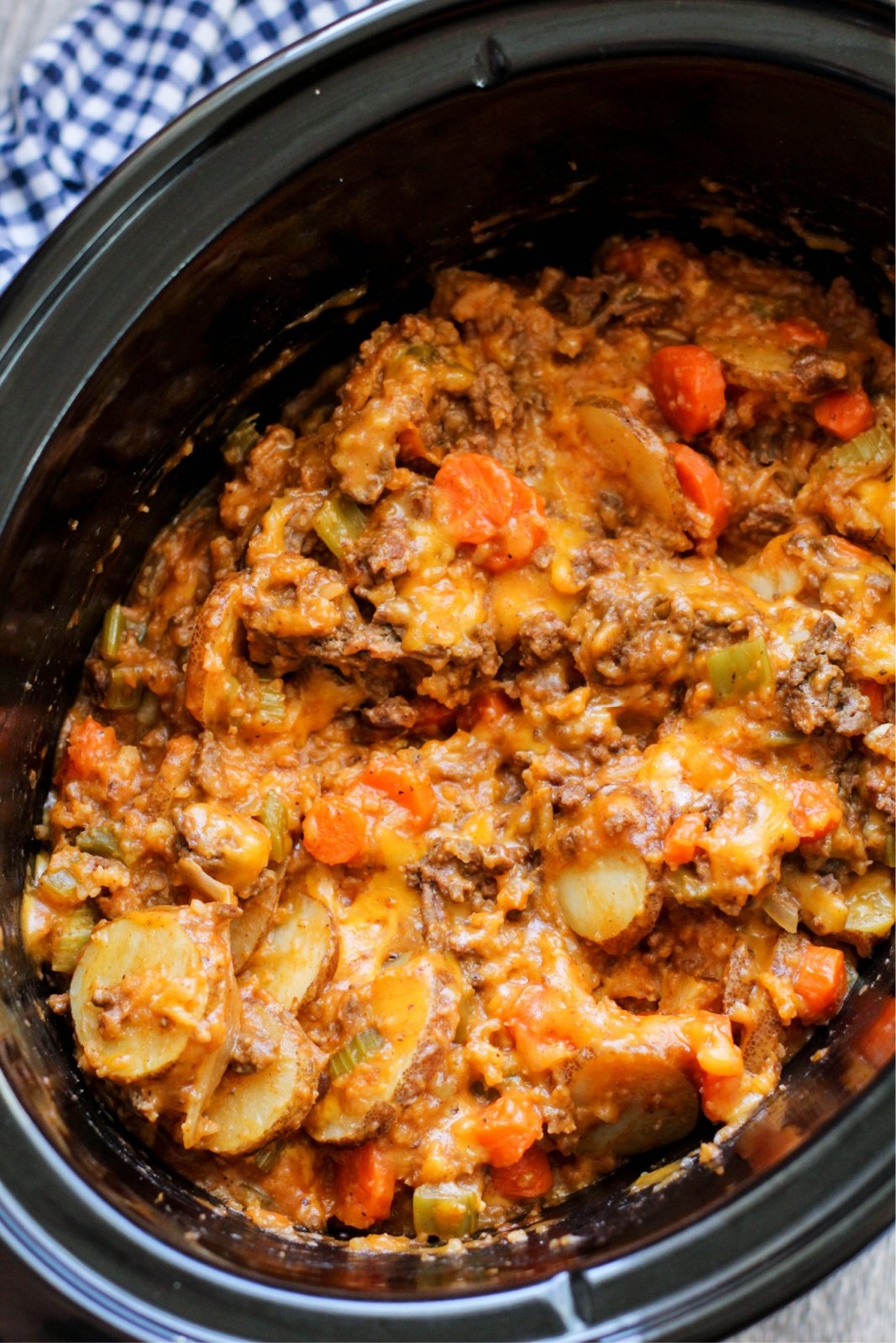 Slow Cooker Casserole - Easy Crockpot Casserole