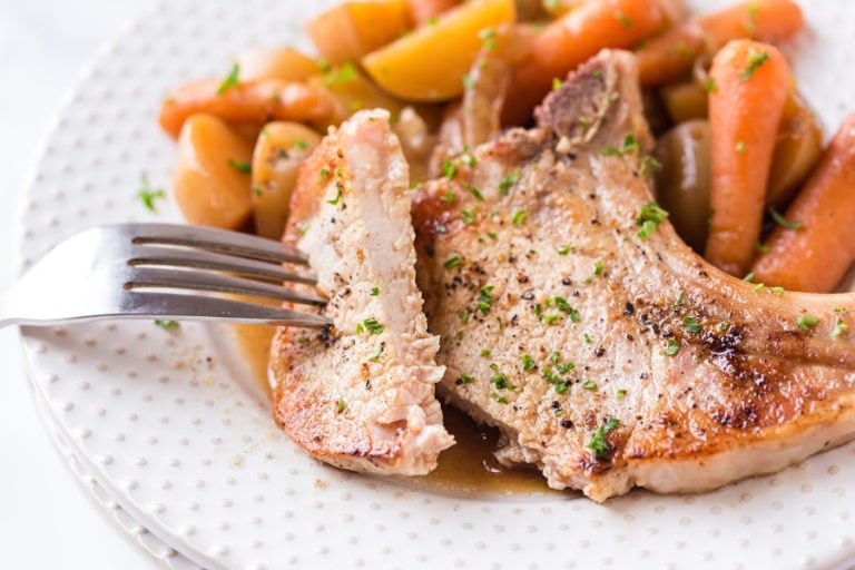 Instant Pot Pork Chops with Carrots and Potatoes Family Fresh Meals