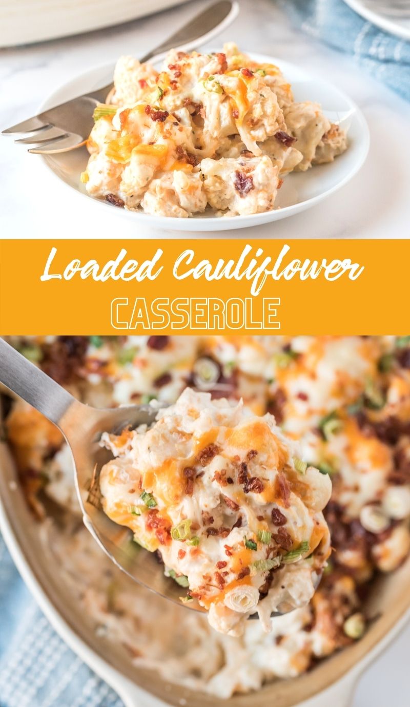 Loaded Cauliflower Casserole via @familyfresh