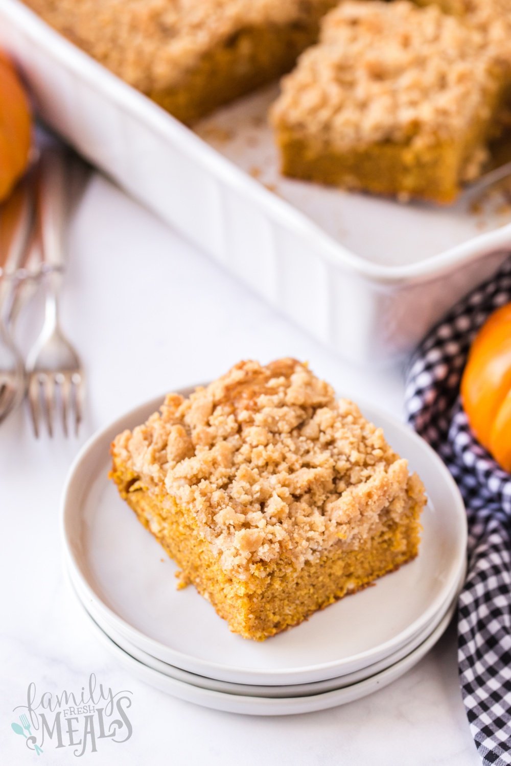Pumpkin Swirl Sour Cream Coffee Cake — Let's Dish Recipes