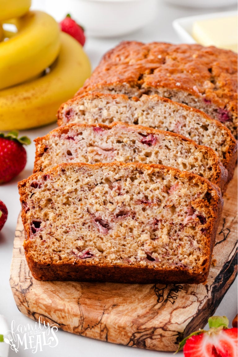 Strawberry Banana Bread