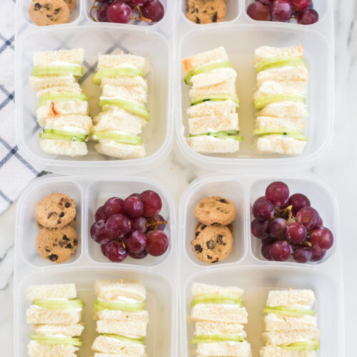 Mini Sandwich Lunchbox Idea - Family Fresh Meals