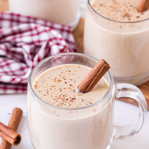 3 glass of egg nog
