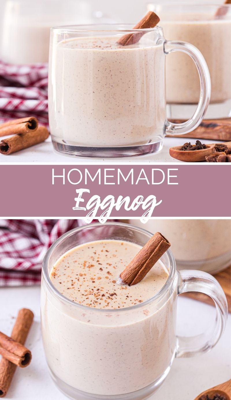 I always say that once you make this homemade eggnog recipe, you’ll never turn to store-bought eggnog again. via @familyfresh