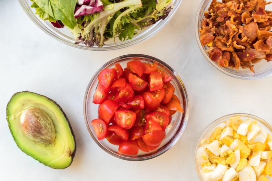 Easy Lunchbox Cobb Salads - Family Fresh Meals