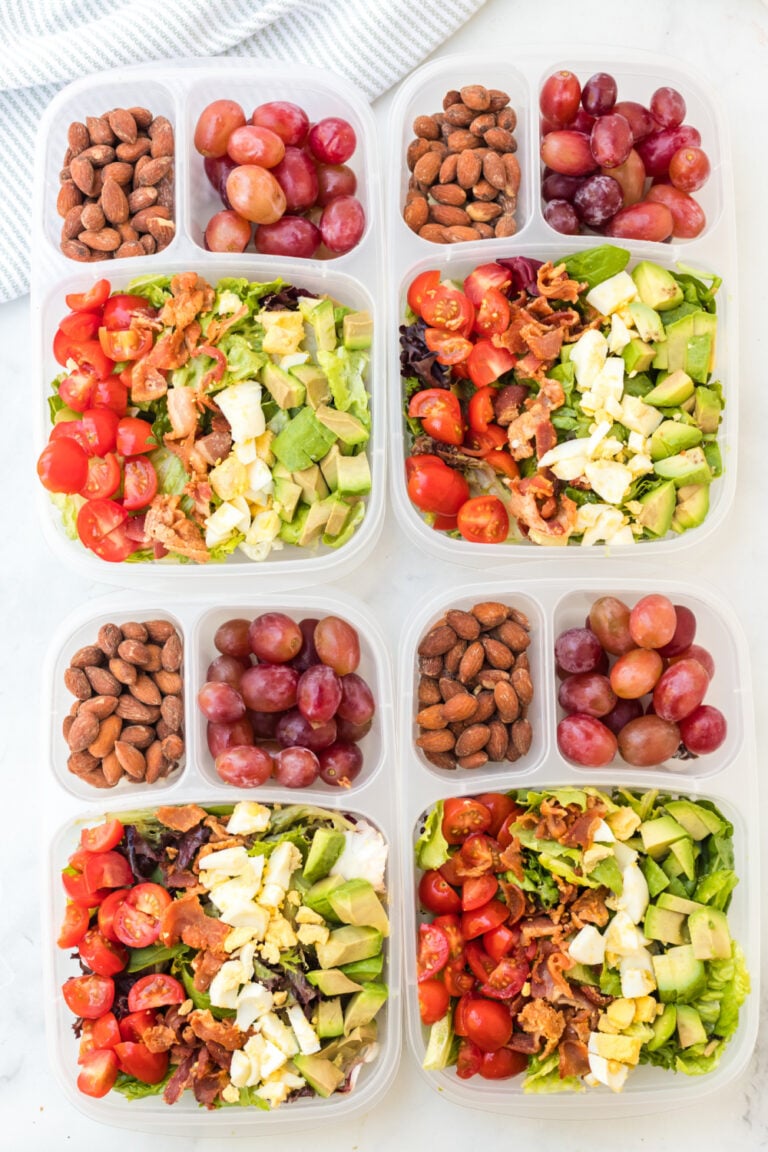 Easy Lunchbox Cobb Salads