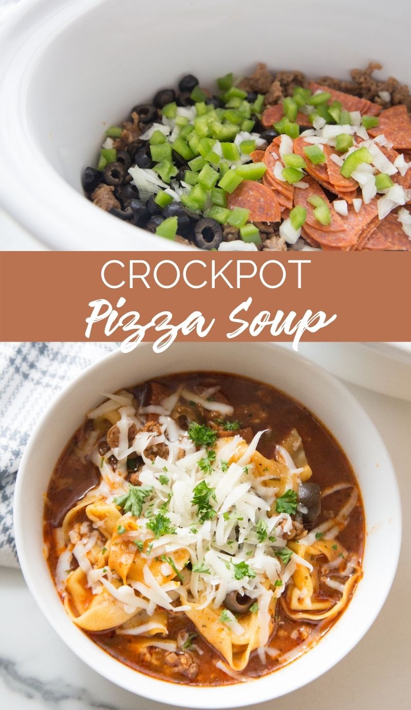 If you and your family love pizza then this Crockpot Pizza Soup offers a fantastic alternative to a traditional pizza, packing all the right amount of pizza flavors to satisfy any pizza cravings. via @familyfresh