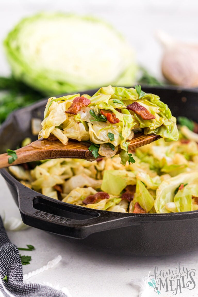 Fried Cabbage and Bacon